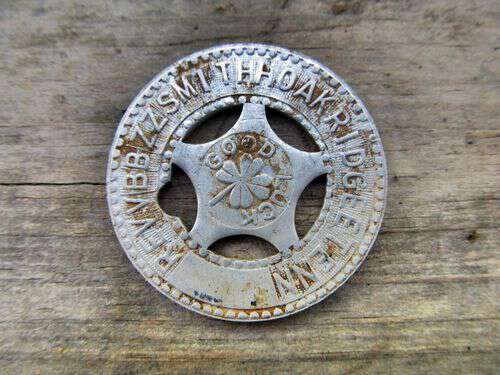 Custom Metal Typer Identification Good Luck Medal Token Coin Vintage 