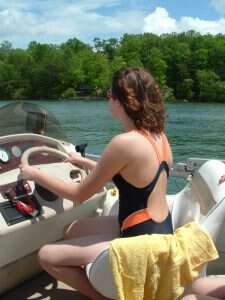 driving a boat
