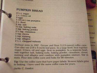 Granny's Pumpkin Bread