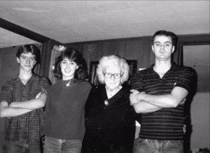 Paul, Tipper, Granny Gazzie, and Steve