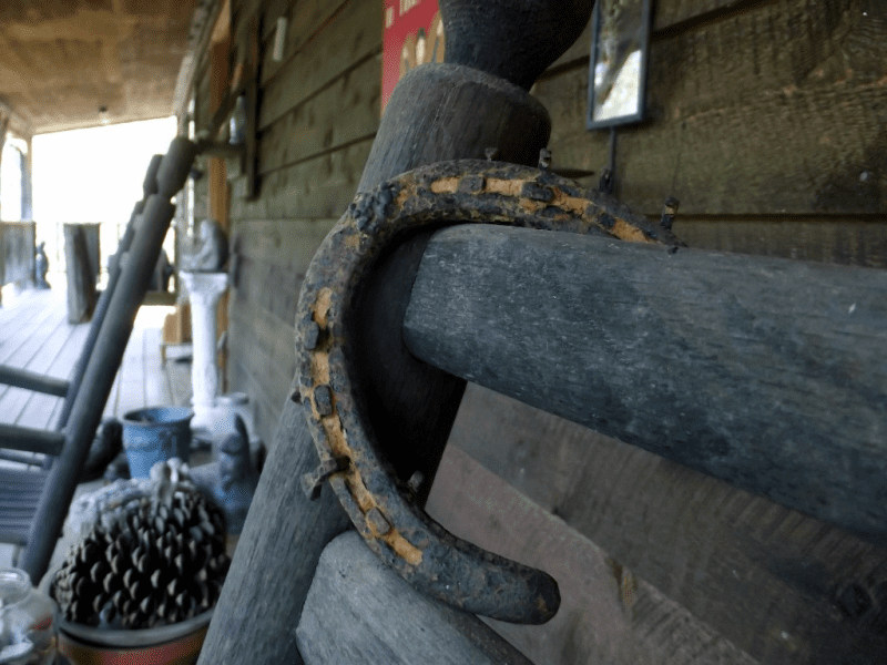 Have a horseshoe hanging around your barn? Is it up or down