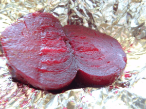 Oven roasted beets