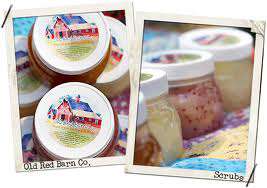 Old red barn company sugar scrub