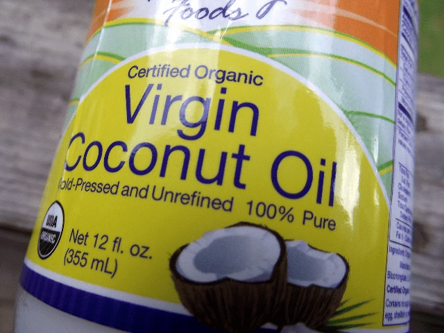 Wash your face with coconut oil