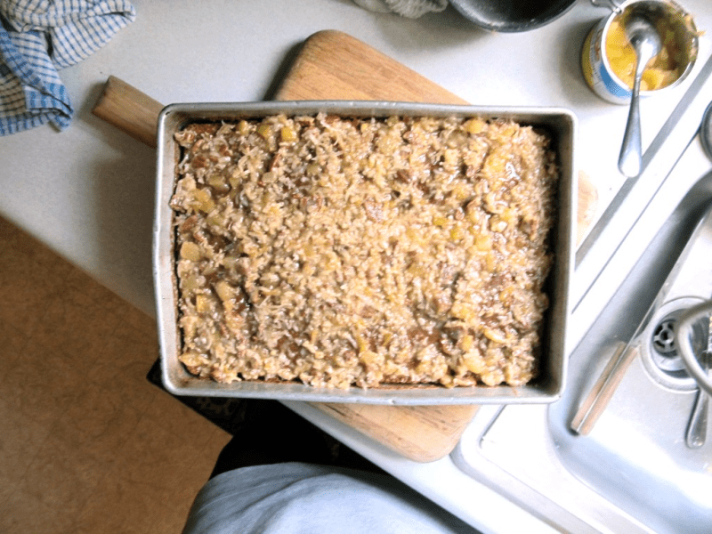 Kenneth ropers oatmeal cake from appalachia