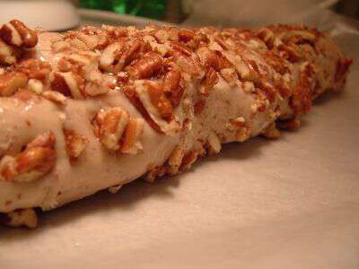 Pecan Log  Two Sister's Candy