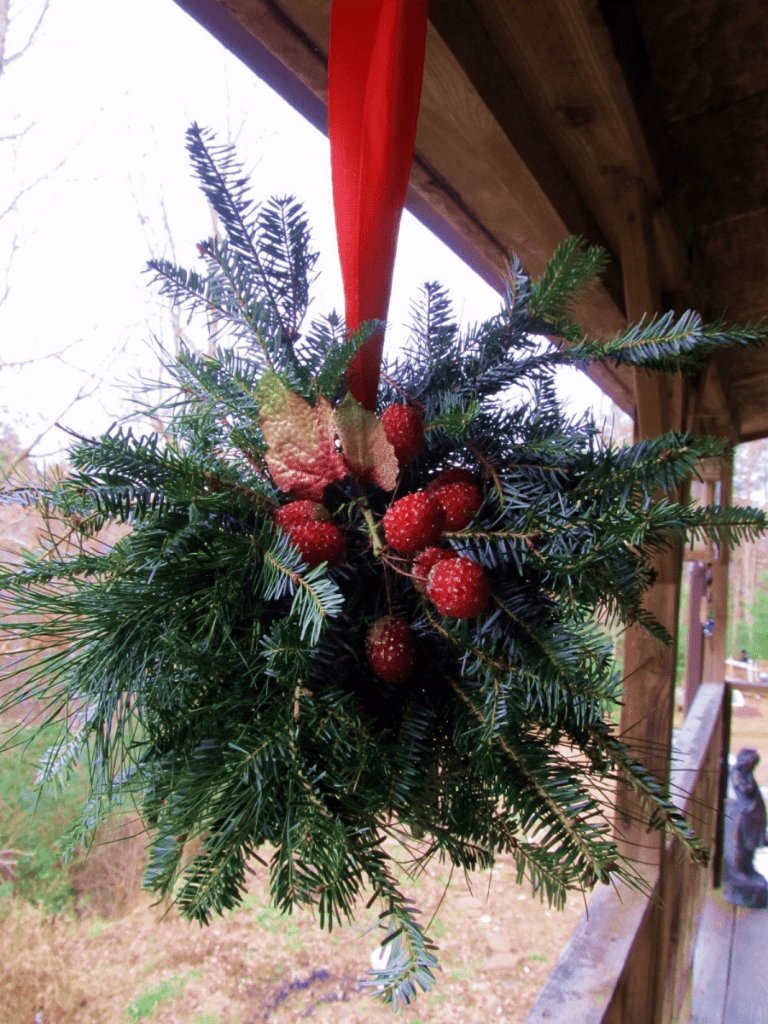 Christmas Kissing Ball