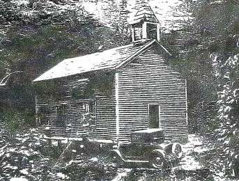 The old Dorsey School (photo courtesy of Swain County Genealogical Society)