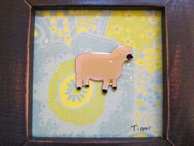 Sheep artwork from appalachia