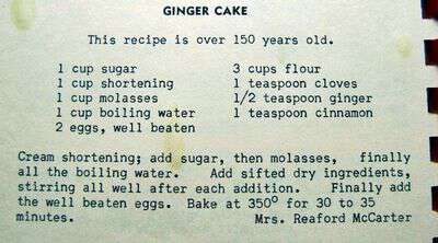 Ginger Cake