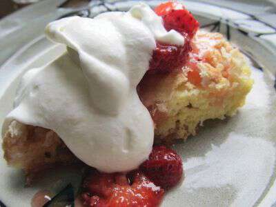 Old fashioned strawberry shortcake