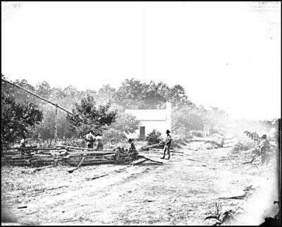 Cedar Mountain, Va. A Confederate field hospital