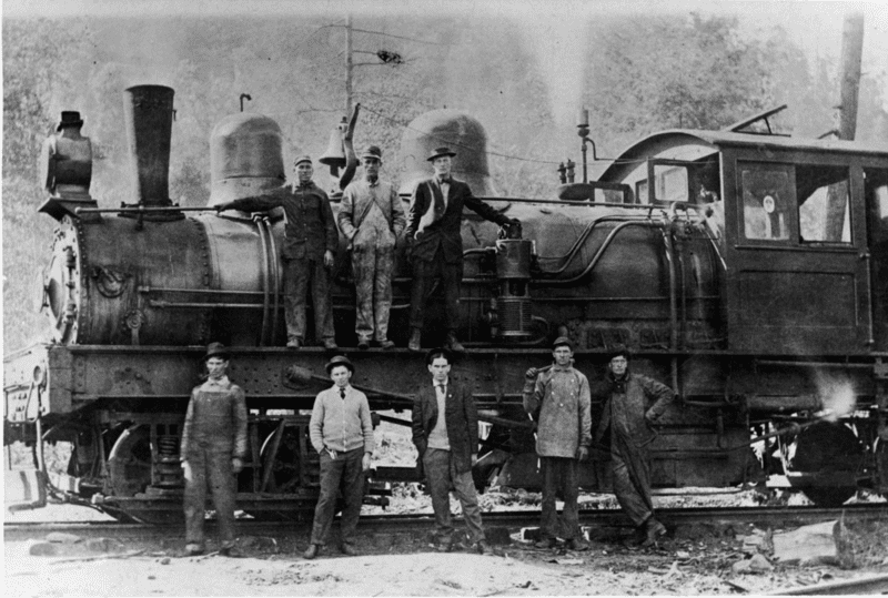 Logging Train - Photo Credit: NPS Archives