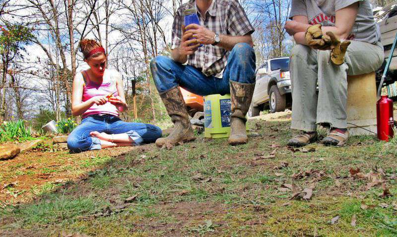 Spring gardening in wnc