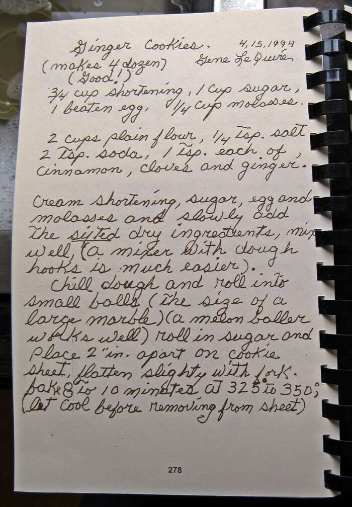 Ginger cookie recipe from cades cove