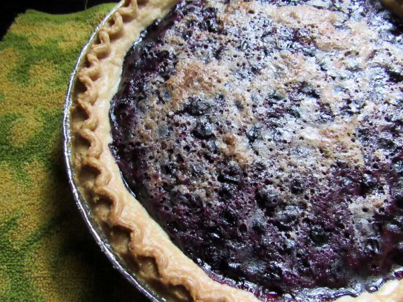 Easy blueberry pie