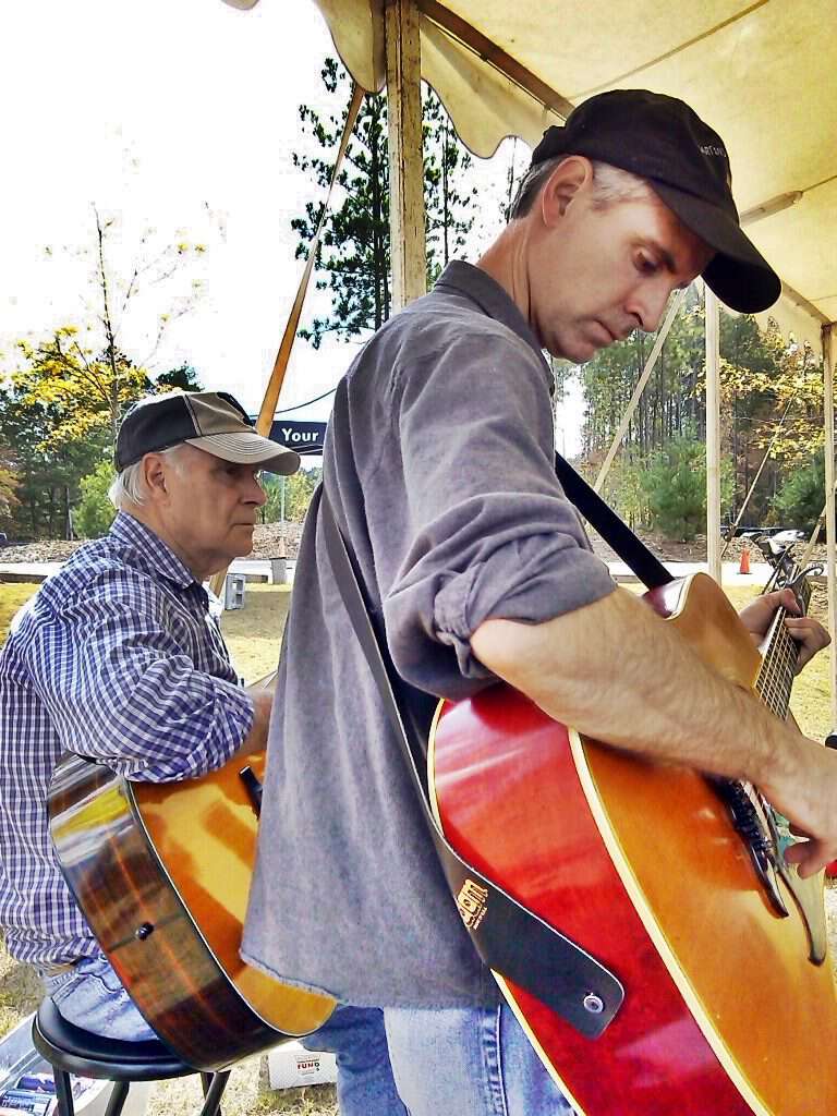 Pap and Paul keeping the music alive