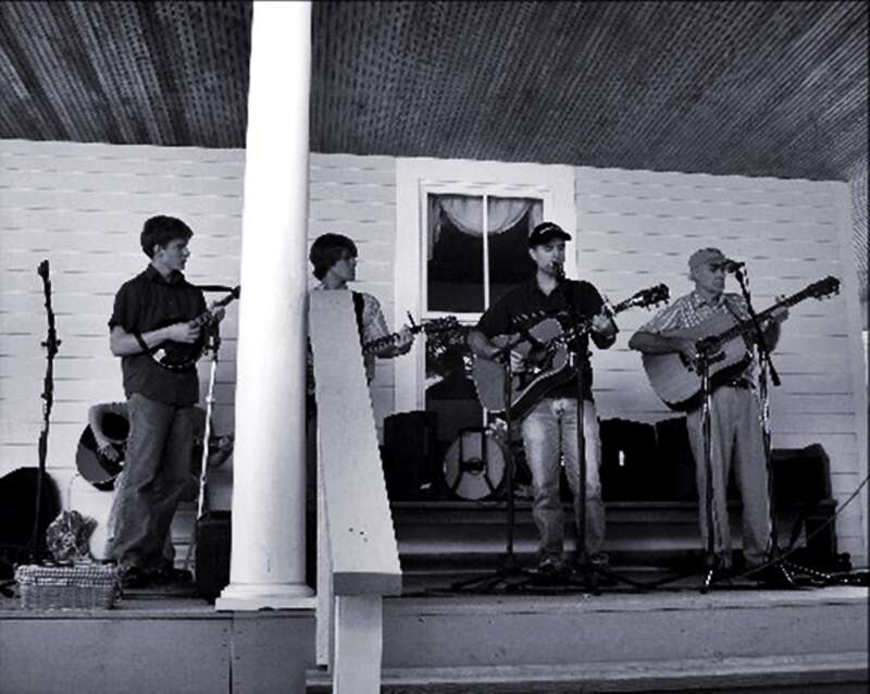 The Blind Pig Gang playing in Blairsville GA back in the day