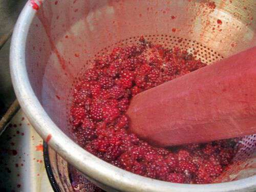 using a colander or ricer in canning and preserving