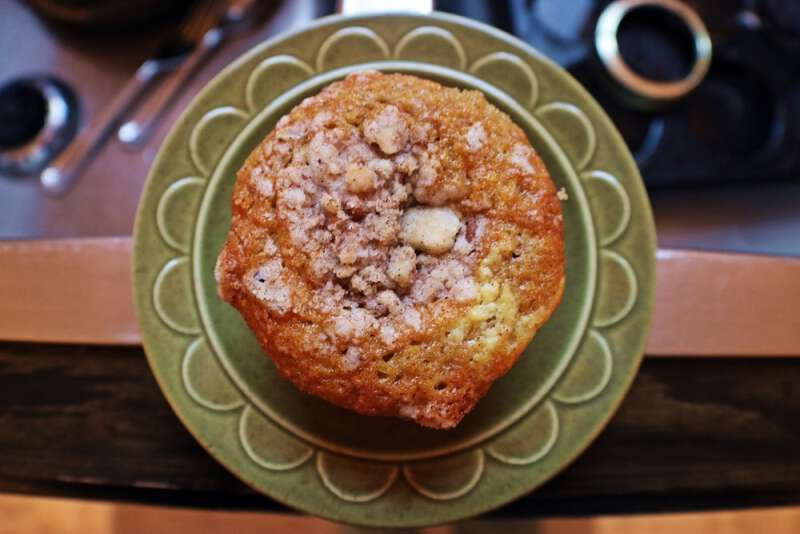 pumpkin and cream cheese muffin