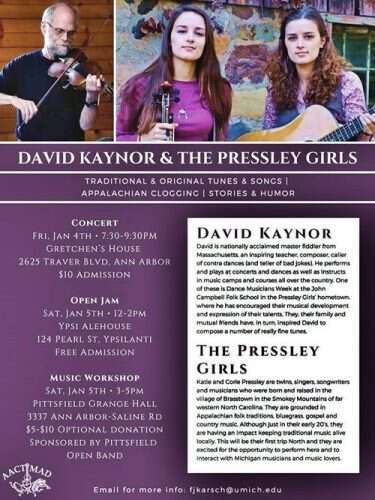 David-Kaynor-and-The-Pressley-Girls--Michigan-tour-dates