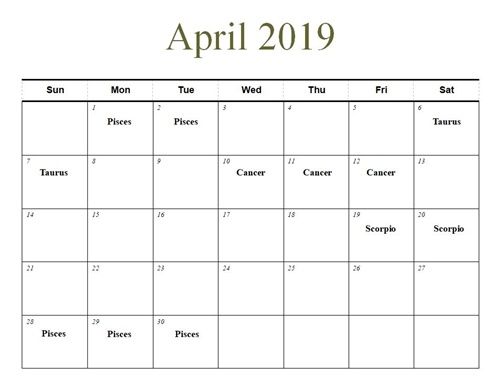 Planting By The Signs April 2019 | Blind Pig and The Acorn