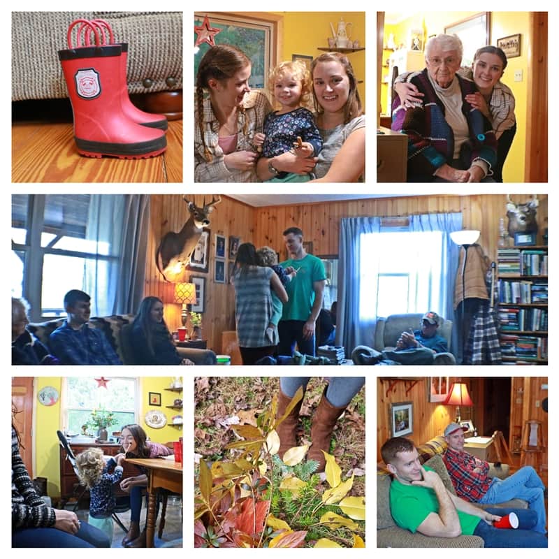 collage of thanksgiving photos