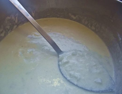 pot of potato soup