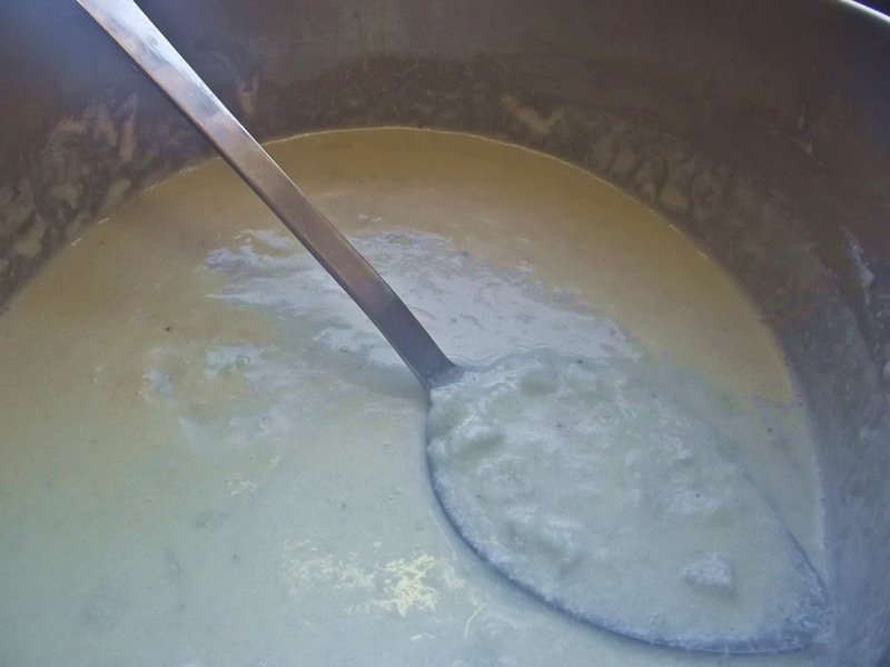 pot of potato soup