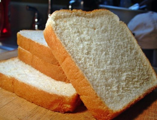 light bread on cutting board