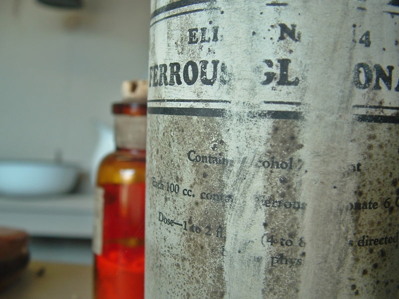 old medicine bottles