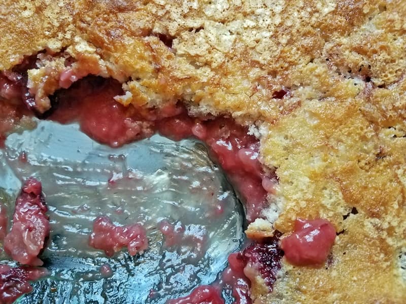 strawberry cobbler