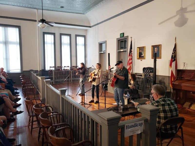 Playing Again at the Historic Union County Courthouse