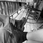 Matt and Tipper on Porch