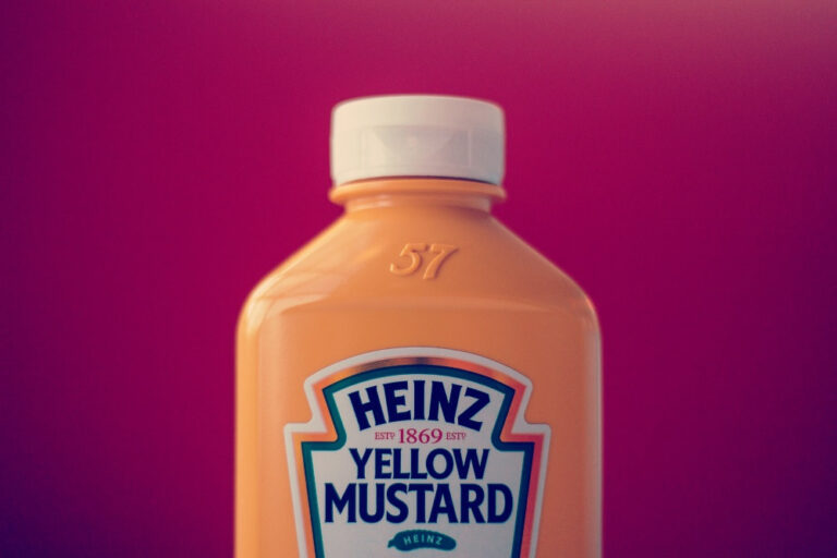 yellow bottle of mustard