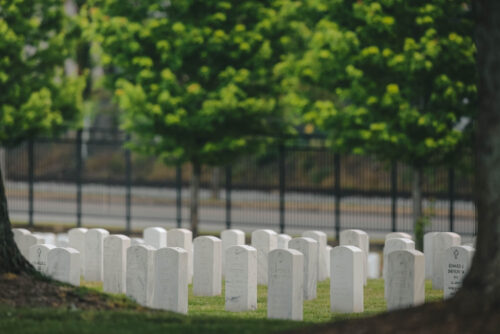 graves of fallen soldiers