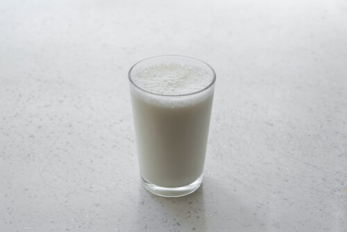 glass of blinky milk
