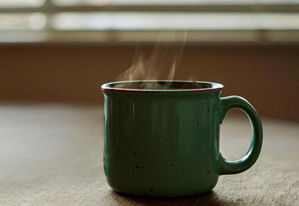 mug of hot coffee