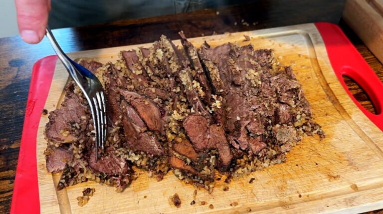 sliced beef sirloin roast