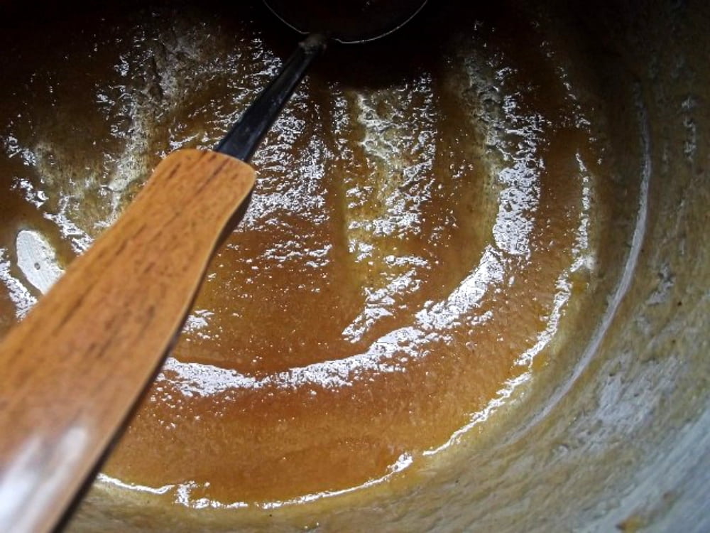 apple butter in pot