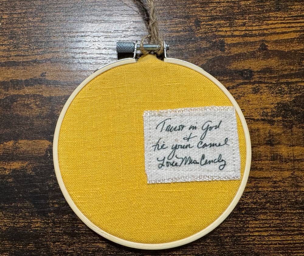 Yellow ornament