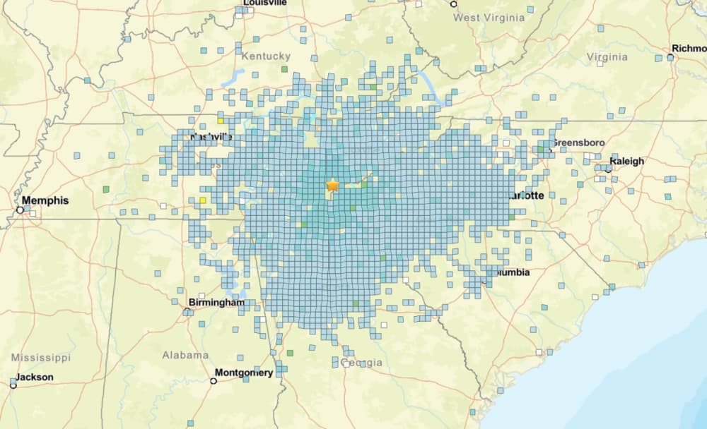 map of southeast
