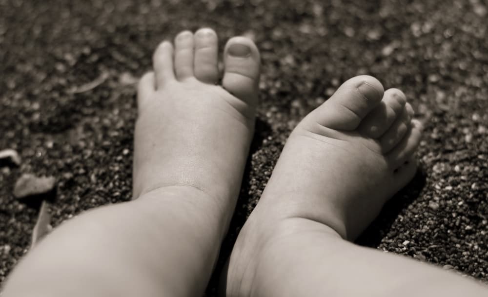 small bare feet