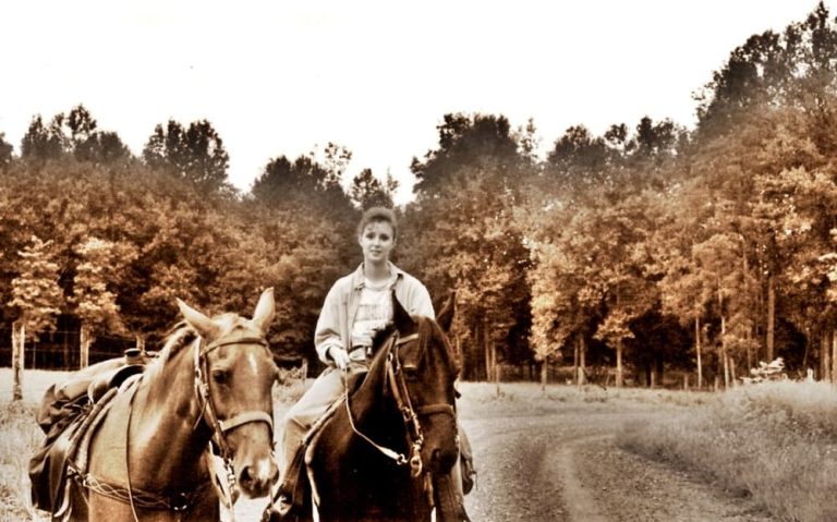 woman on horse