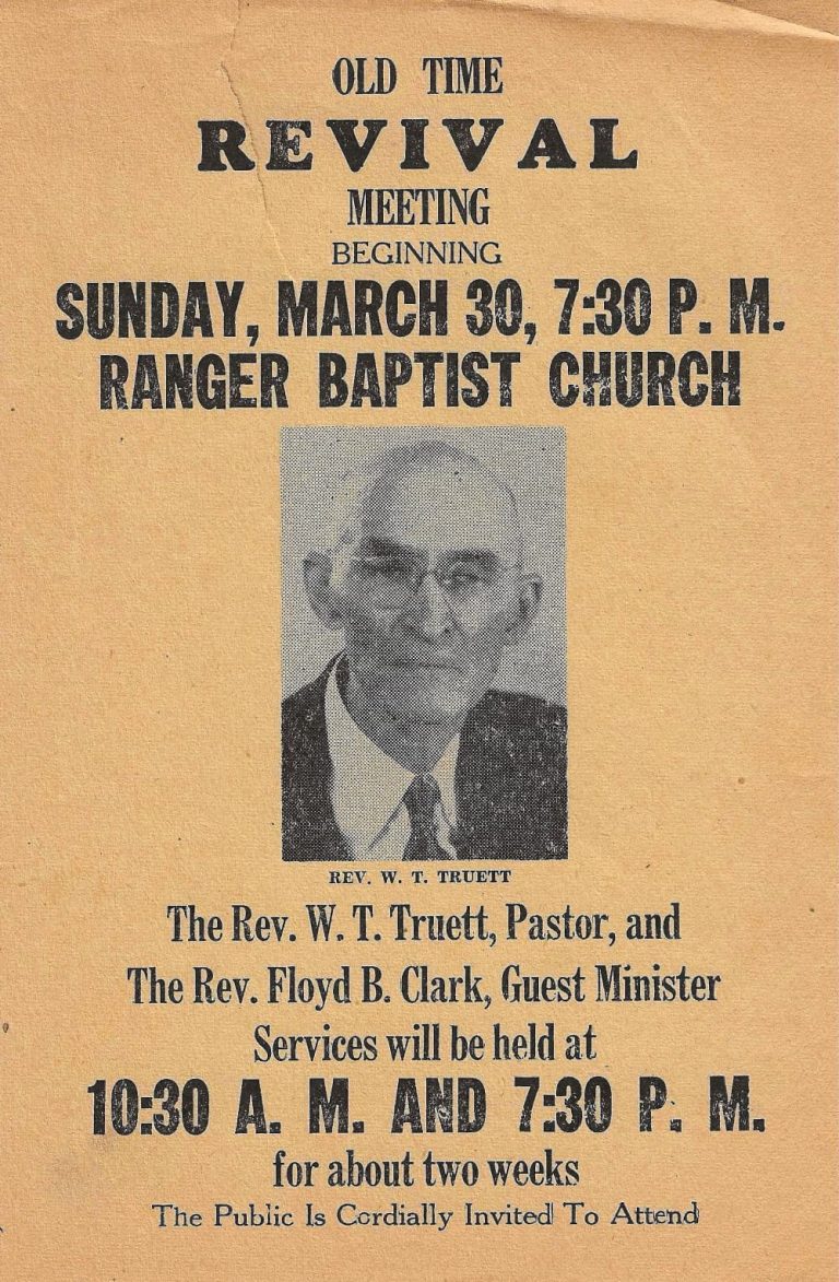 flyer for church revival
