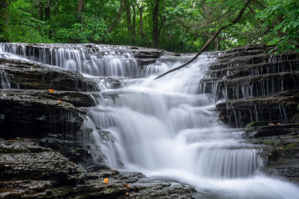 Creek waterfall