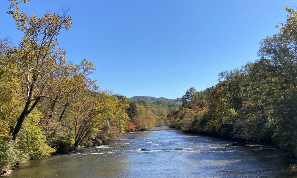 river near needmore