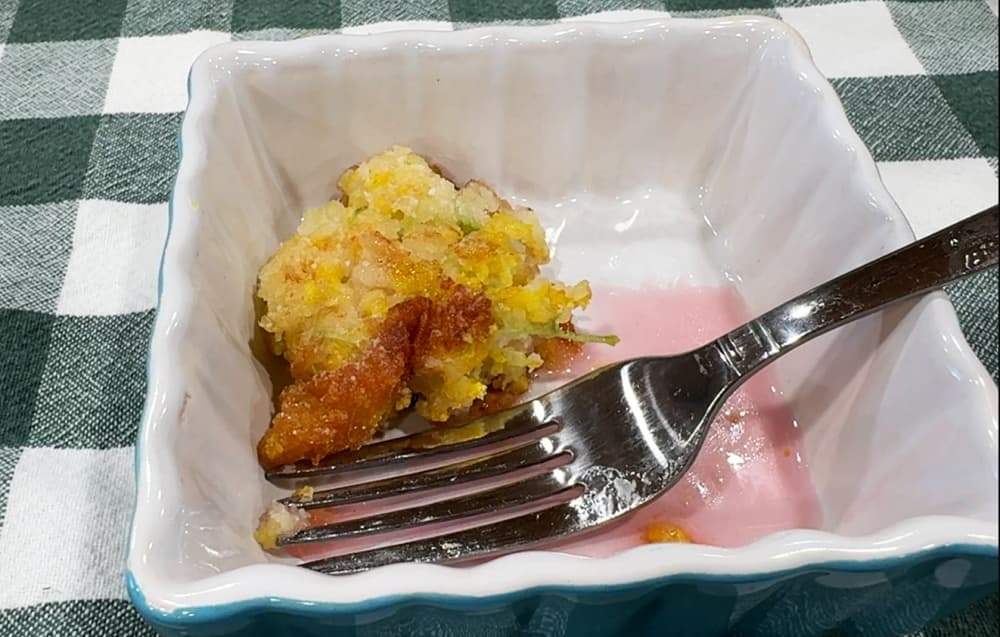 half eaten fritter