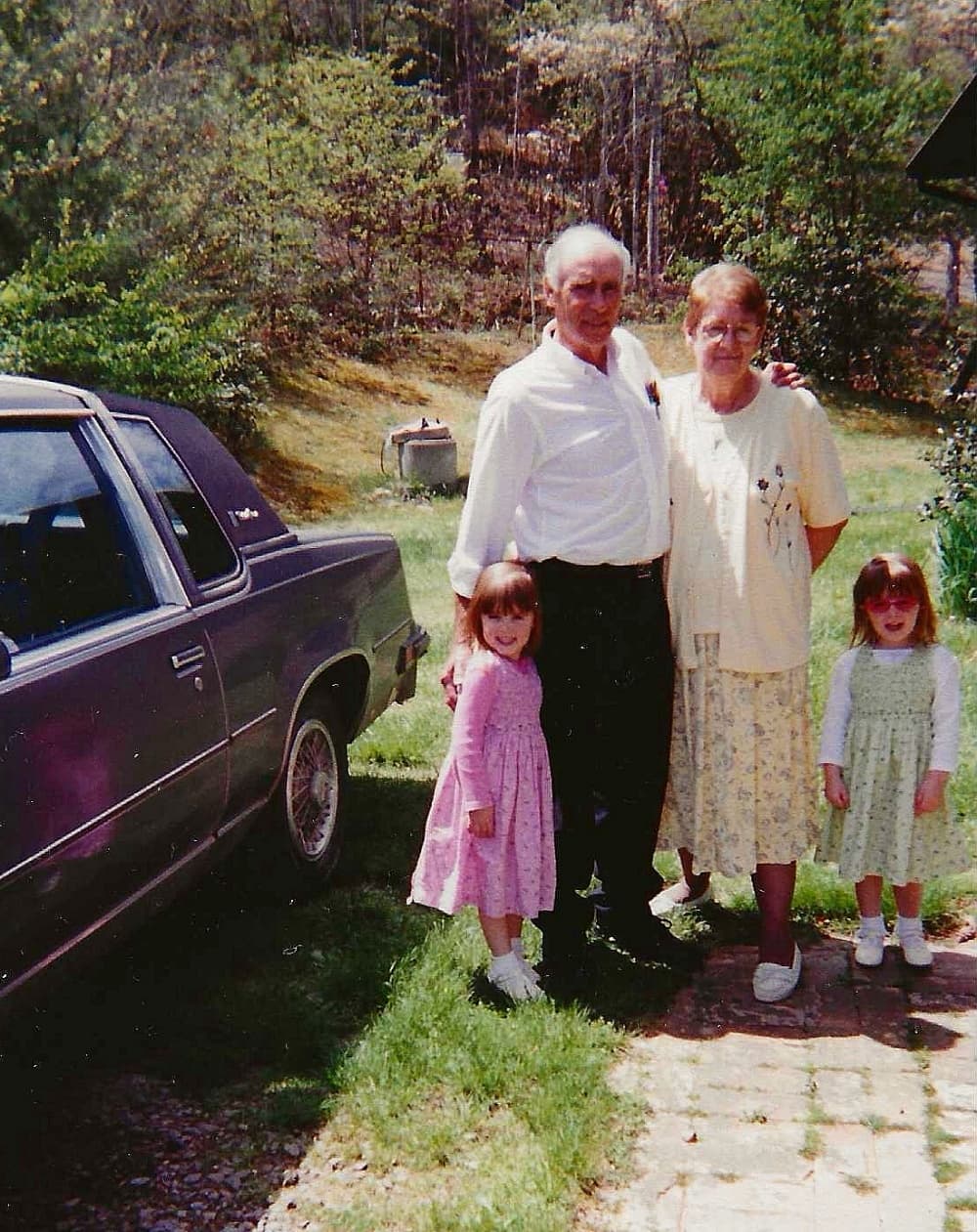 grandparents with granddaughters