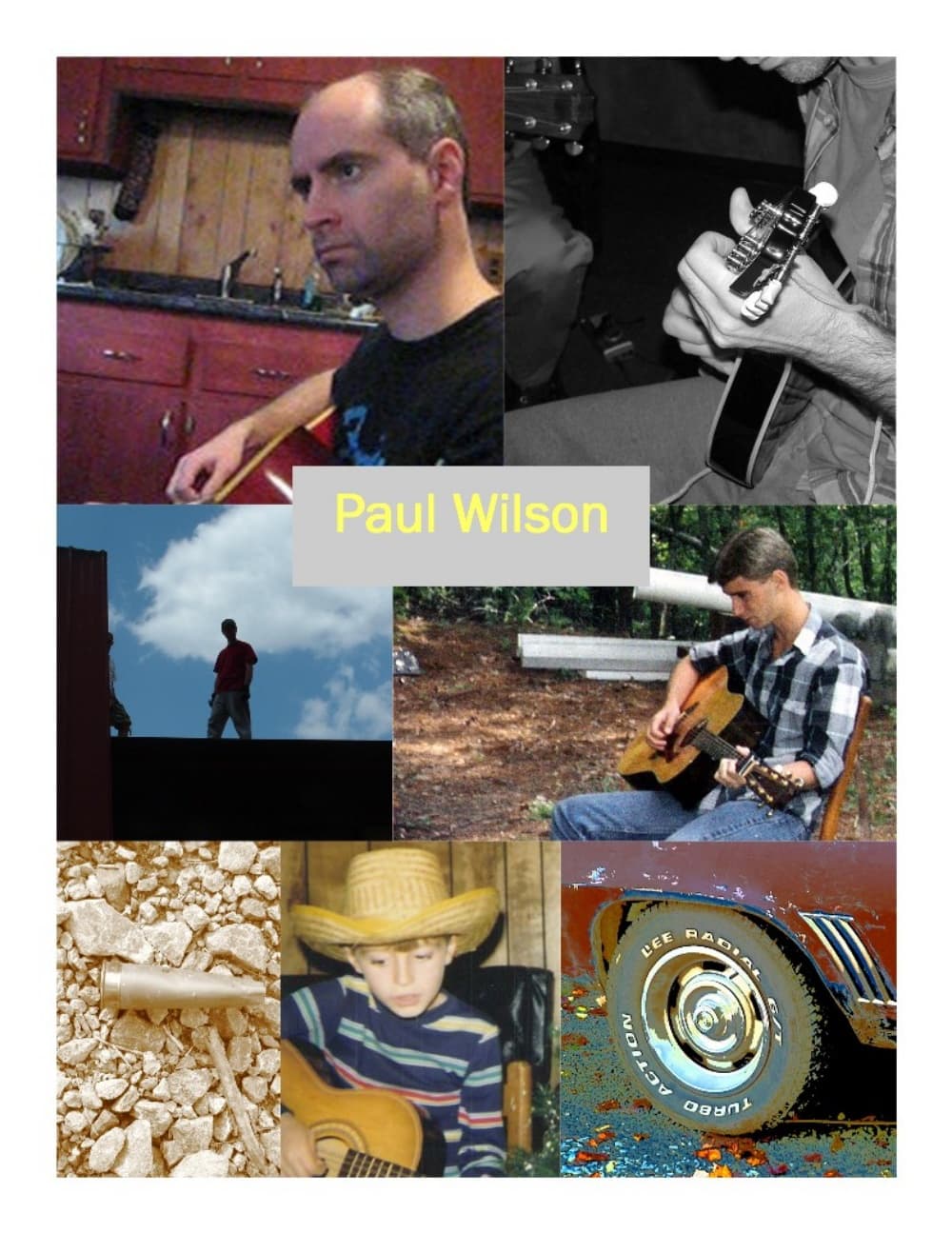 collage of Paul Wilson